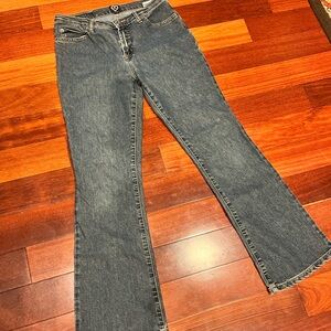 XOXO Dark Blue Flare Jeans - Classic Wide Leg